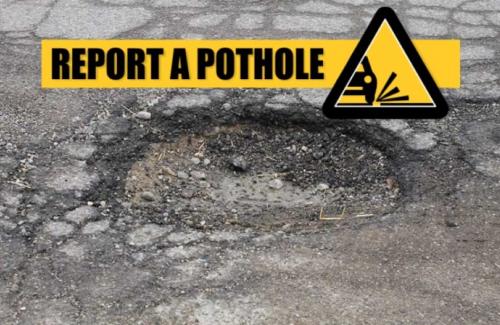 Report a Pothole Image