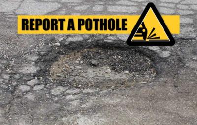 Report a Pothole Image