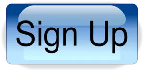 Sign up text on blue button
